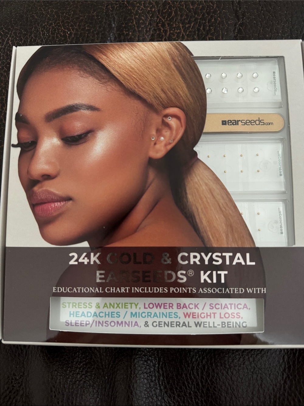 24K Gold & Crystal EarSeeds Kit - Gold